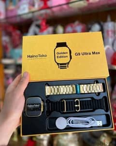 HainoTeko G9 Ultra Max Smart Watch (Golden Edition)