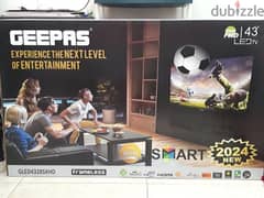 GEEPAS 43 inch LED TV Brand New (Packed)