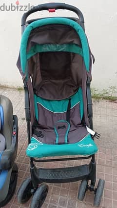 Stroller and Car seat and  Baby bag