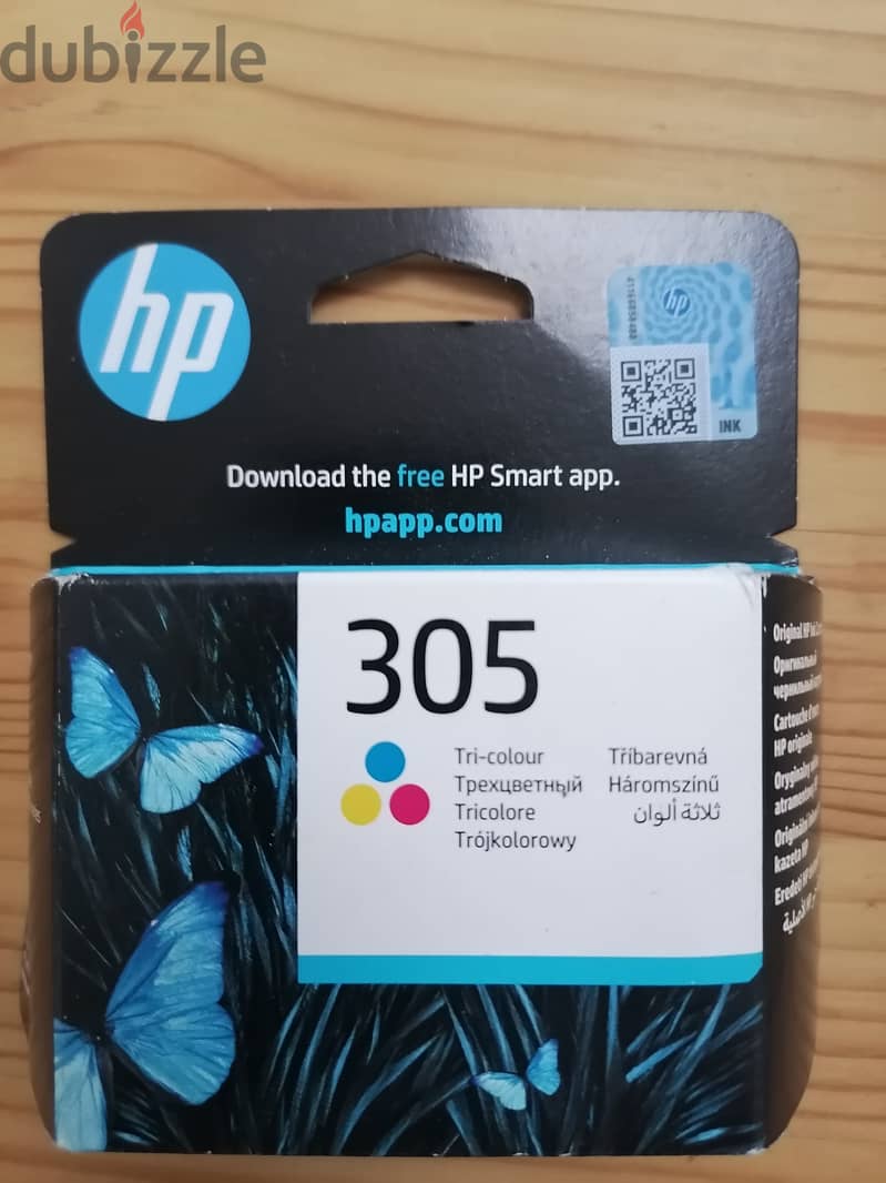 HP printer ink, original, new 2