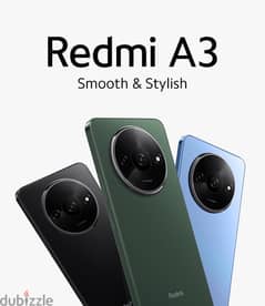 Redmi A3 4G 128gb Bule and green colore with one year warranty