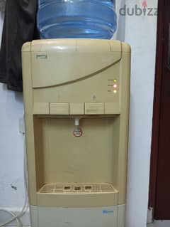 Water Dispenser hot & cold with cabinet working in very good condition