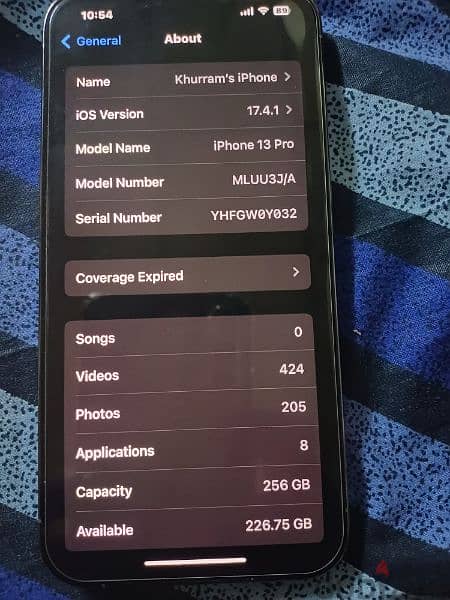 Iphone 13 pro 256 gb in very Good Condition 5