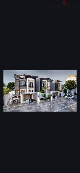 3 فلل قيد الأنشاء للبيع  3 villas under construction for sale 1