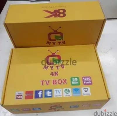 new Android TV box with 1 year subscription