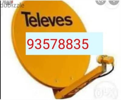 dish antenna fixing AirTel DishTv NileSet ArabSet osn