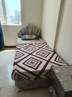 single cot with mattress