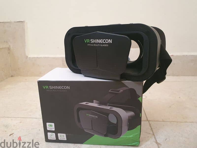 VR SHINECON vr games supported games 3d rotation 360° videos full new 2
