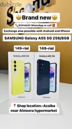 Brand new - samsung Galaxy A55 5G 256/8GB - good phone
