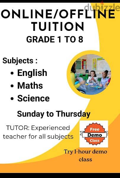 Experienced MATHS , SCIENCE AND ENGLISH teachers 0