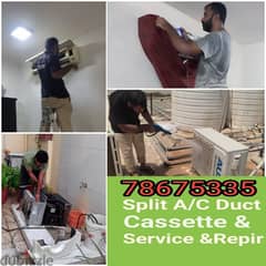 A/C maintenance installing service & electrical work