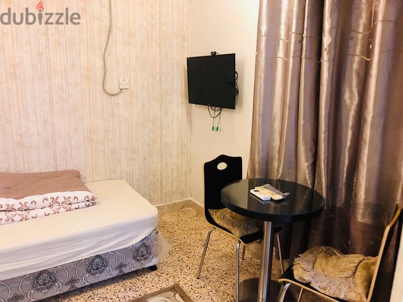furnished studio room for rent al Azaiba nearby Zubair 3