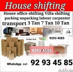 moving packing house shifting transport servi