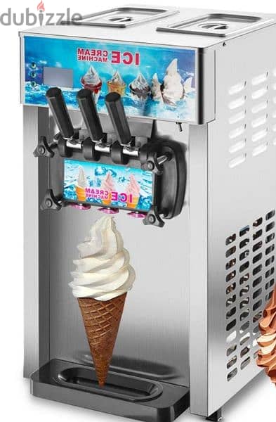 softy ice cream machine 3 flavor and restaurant machines 7