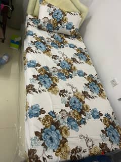 Bed with Matress for sale Almost brand new