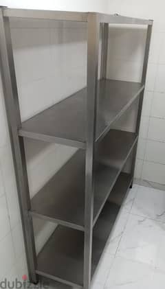 4 tier stainless steel rack