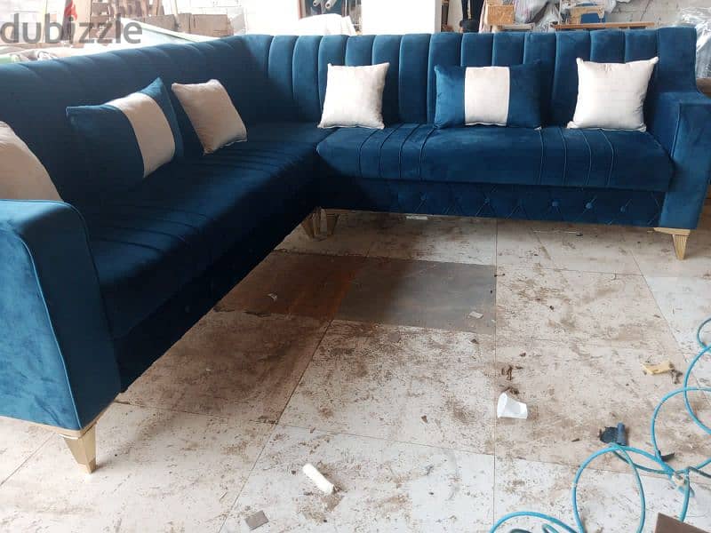 Brand New  Comfortable  L Shape Full Set Sofa Offer Price 5