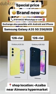 brand new - Samsung A35 5G 256/8GB - good price 0