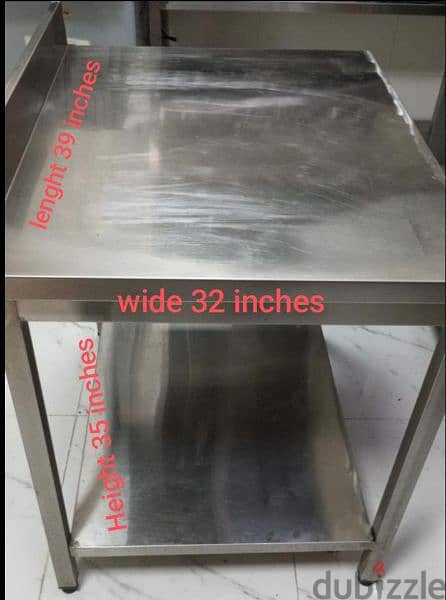 Stainless steel table 2