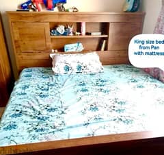 King size Bed & others for sale 0
