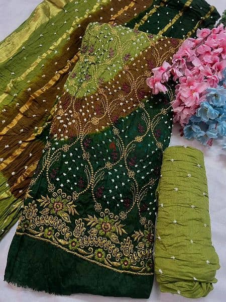 Embroidered indian full suits 4