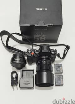 Fujifilm X-T3 like new, Fujifilm 56mm f1.2, adapter