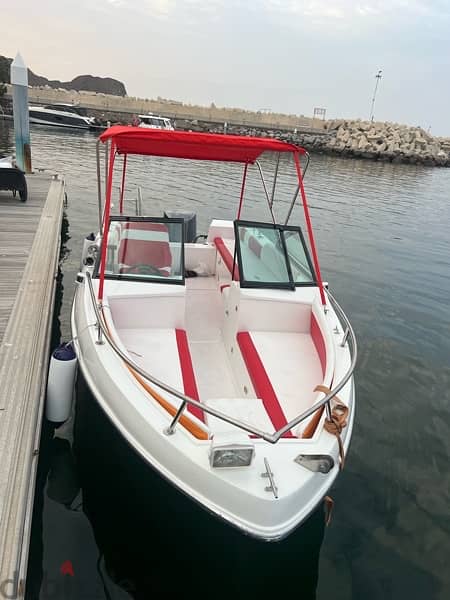 Boat with engine Yamaha for sale 9