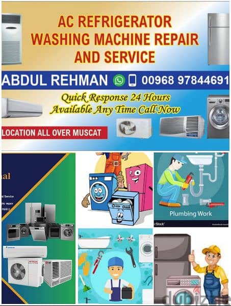 Maintenance Automatic washing machines and Refrigerator'ss 0