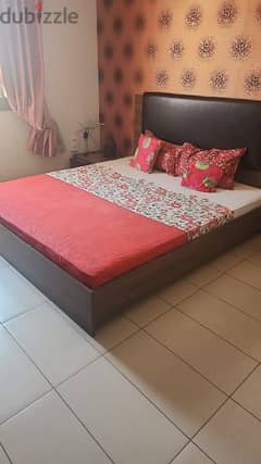 turkey double bed king size bed with side tables (mattress excluded )