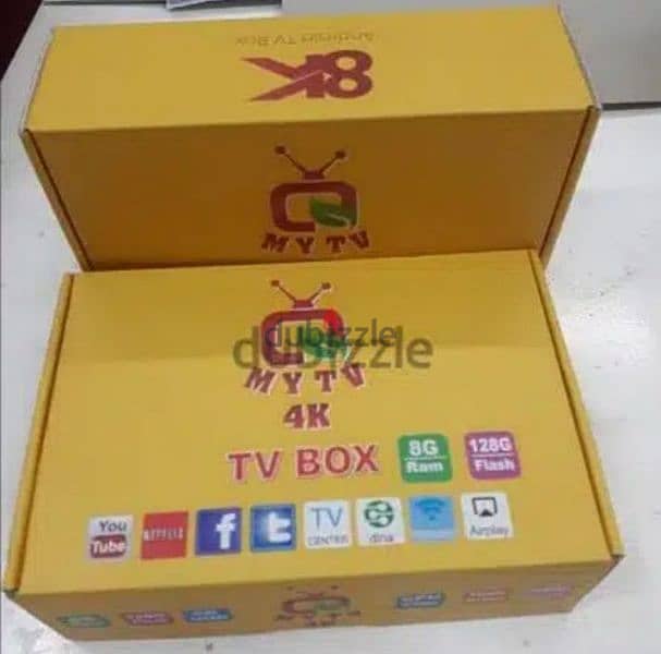 Android Wifi TV box with 1 Year Subscription. 0