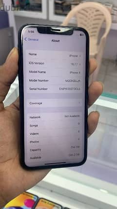 IPHONE X 256 GB only i used