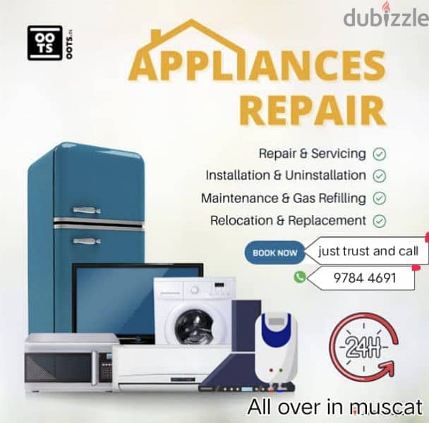 AC REFRIGERATOR WASHING MACHINE REPAIR And Service 0