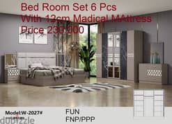 Bed Room Set 6Pcs 0