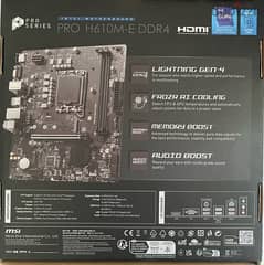 motherboard PRO H610M-E DDR4