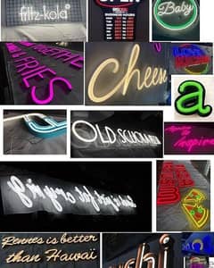 you need a 3D latter sign board and sticker 0