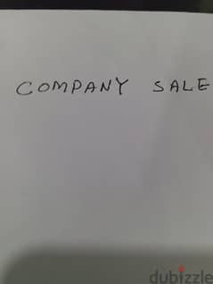Company sale with 20 majuny 0