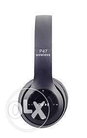 Wireless Headphones, P47 Bluetooth Over Ear Foldable Headset with Micr 2