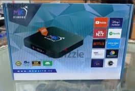 New model 4k android TV box with world wide channels Movies series sp