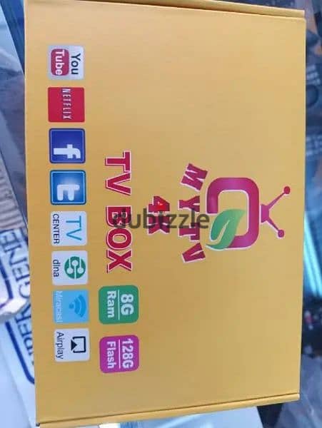 4k Android tv box with subscription all countris tv channls sports 0