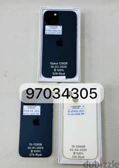iPhone 15plus128GB 18-03-2025 apple warranty good condition
