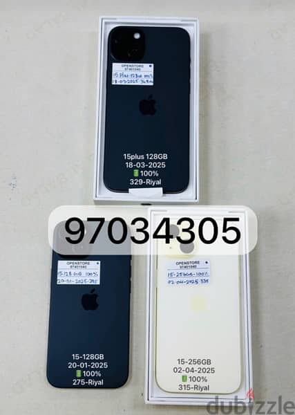iPhone 15plus128GB 18-03-2025 apple warranty good condition 0