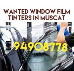 Wanted Car Window film Fixing person and car electrician 0