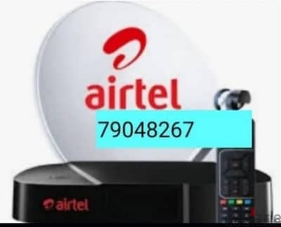 Satellite receiver and Dish antenna installation Nileset DishTv AirTel