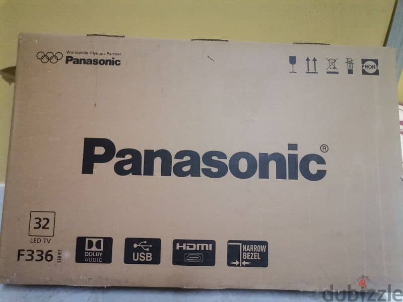 Panasonic tv 32 inch with set-up box free 2