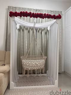hanging baby bed 0
