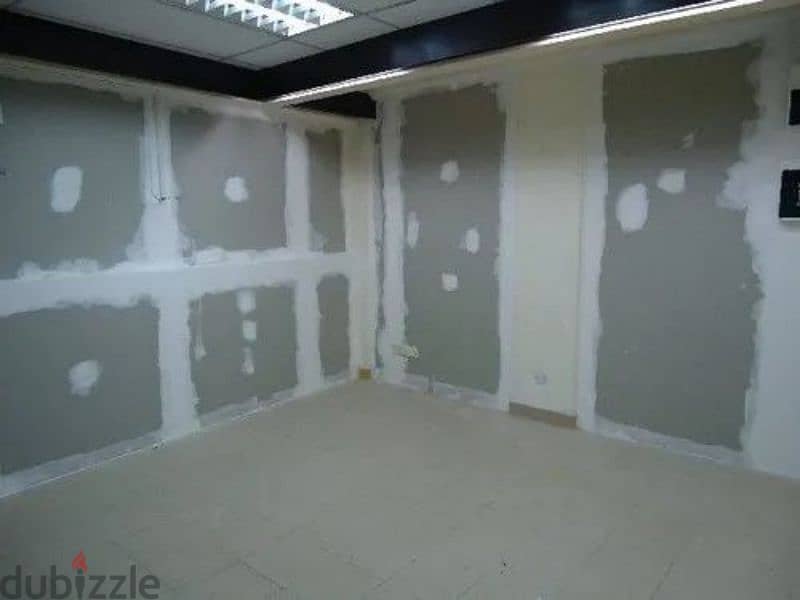 house gypsum board partition and painting 0