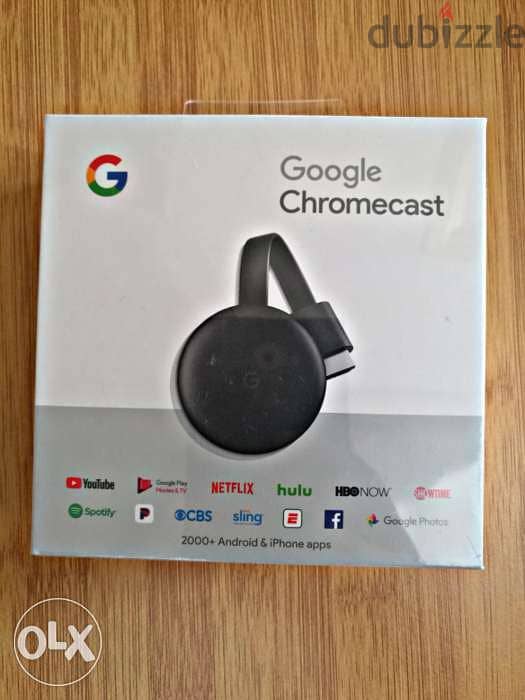 عرض محتوى الهاتف على التلفاز google chrome cast 3 0