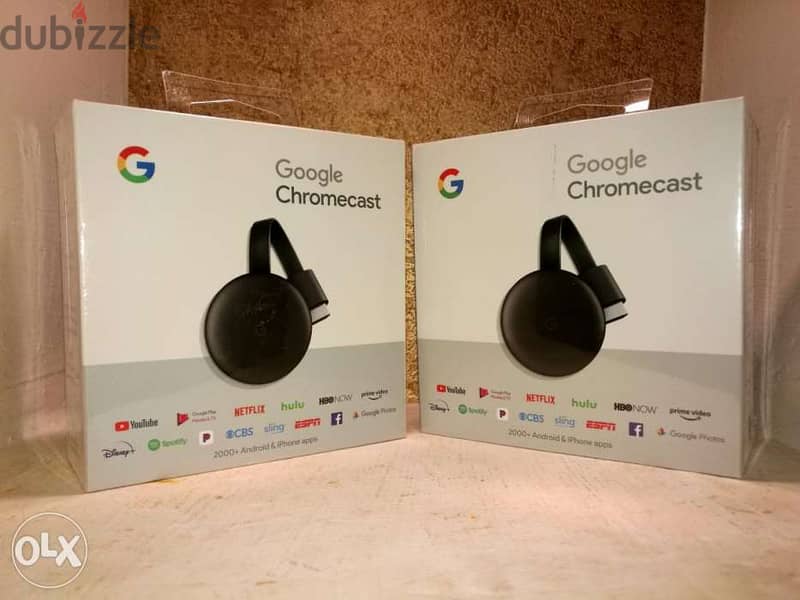 عرض محتوى الهاتف على التلفاز google chrome cast 3 2