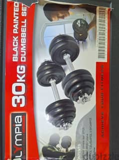dumbells with chair