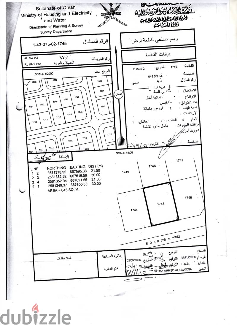 أرض للبيع في العامرات 0